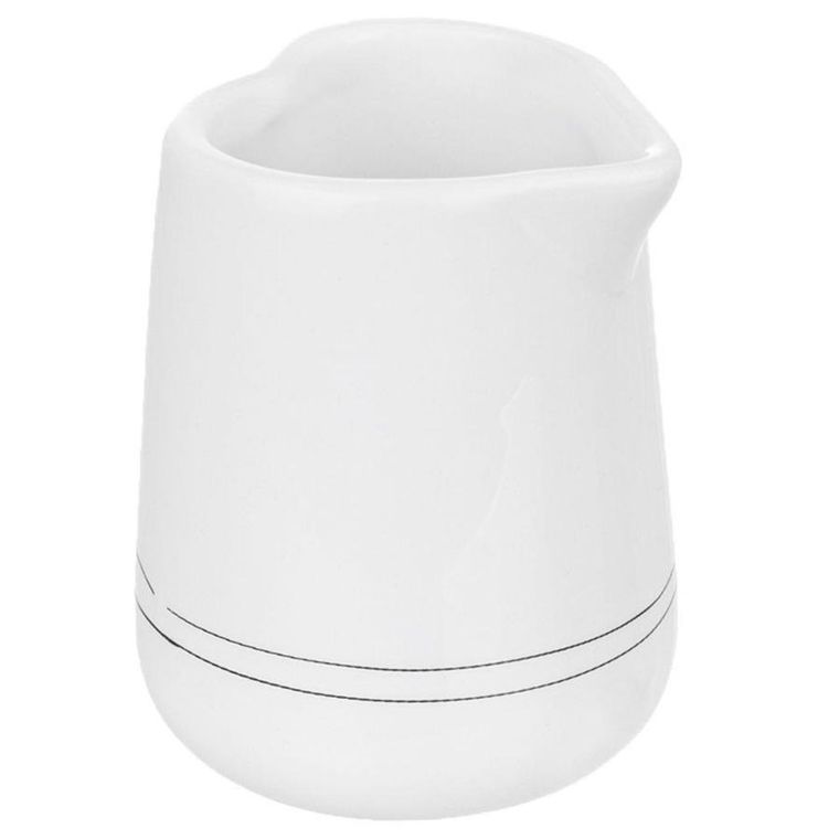 Orion, mlecznik ceramiczny biały, serduszka, 120 ml