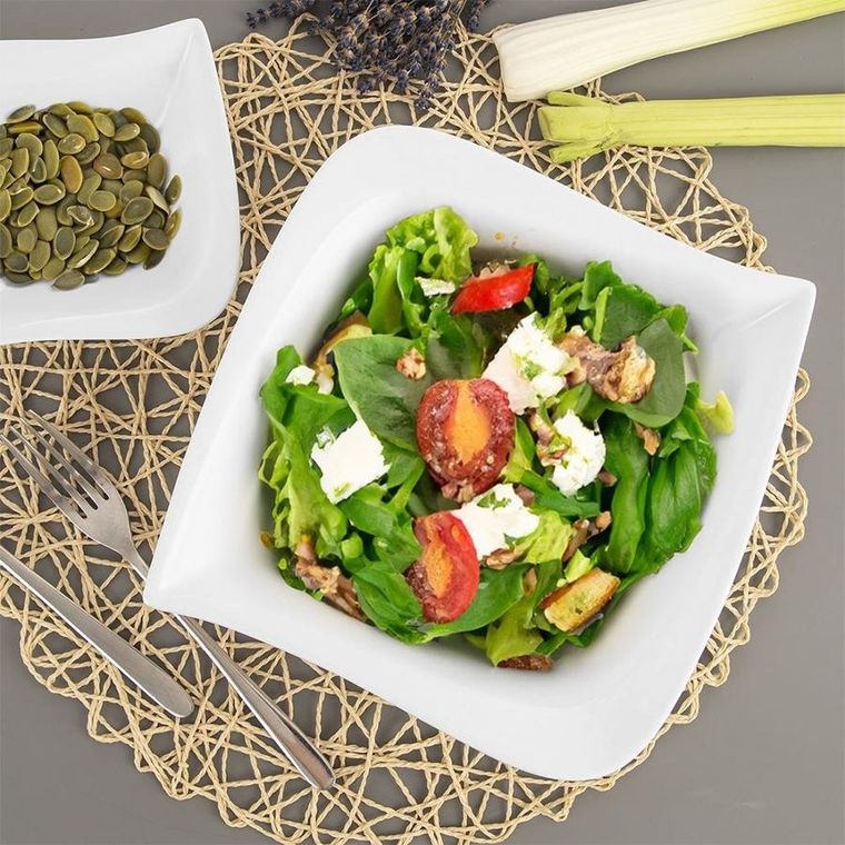 Orion, Mona, miska sałatkowa porcelanowa, 21,5-21,5 cm, 1,3l