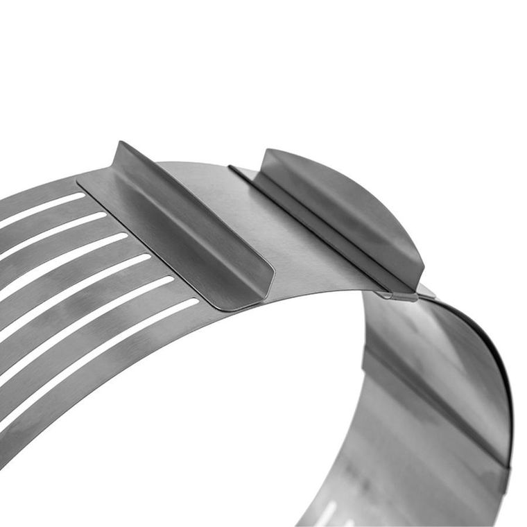 Orion, obręcz do krojenia biszkoptu, regulowana, stalowa, 7-warstwowa, 24-30 cm