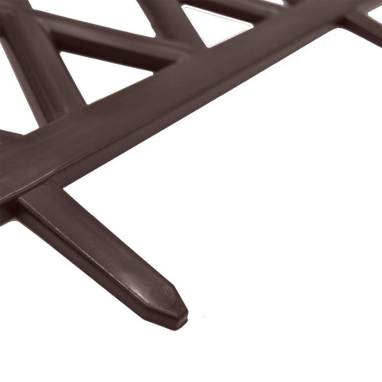 Orion, palisada brązowa, 50-30 cm, 6 szt.