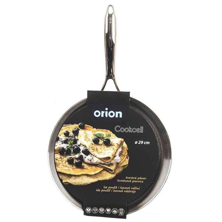 Orion, patelnia do naleśników, stalowa nieprzywierająca, Cookcell Hybryd, 29 cm