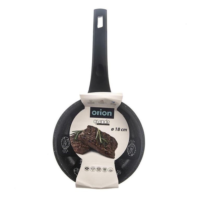 Orion, patelnia granitowa nieprzywierająca, Grande, 18 cm