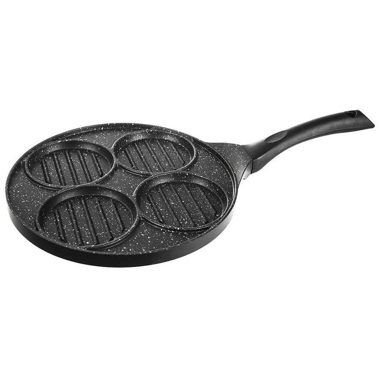 Orion, patelnia grillowa do smażenia, 4 otwory, Grande, 26,5 cm