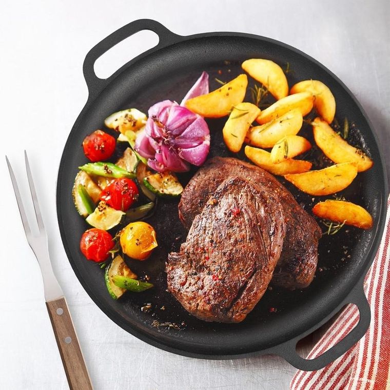 Orion, patelnia żeliwna, Litina, 35-42.5 cm