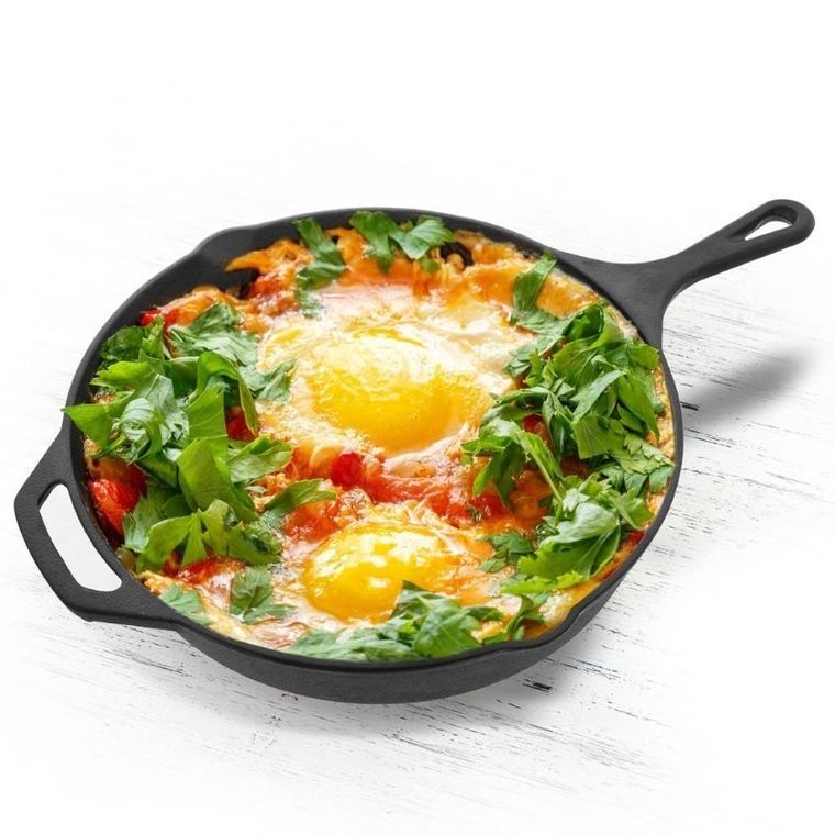 Orion, patelnia żeliwna, talerz żeliwny, indukcja, 30 cm