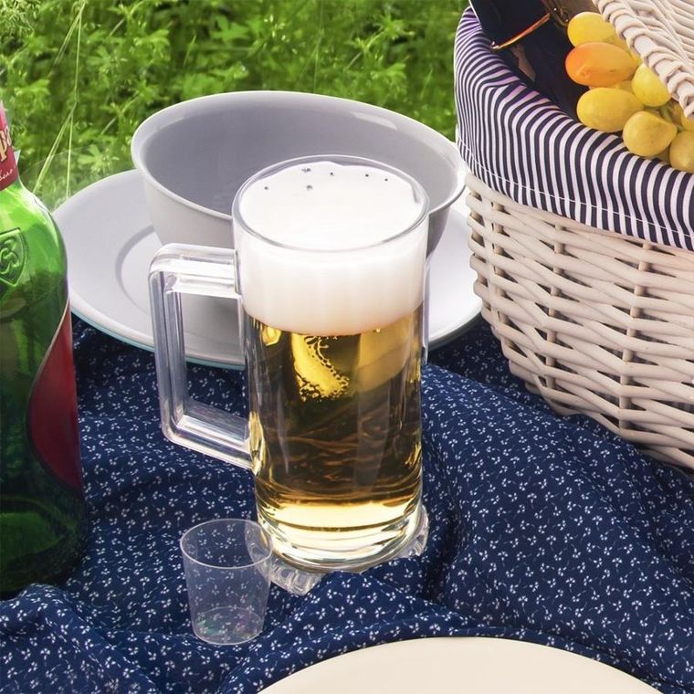 Orion, plastikowy kufel do piwa, 620 ml