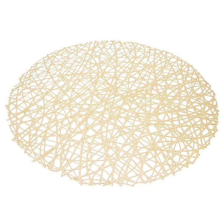 Orion, podkładka na stół gumowa, złota, 39 cm