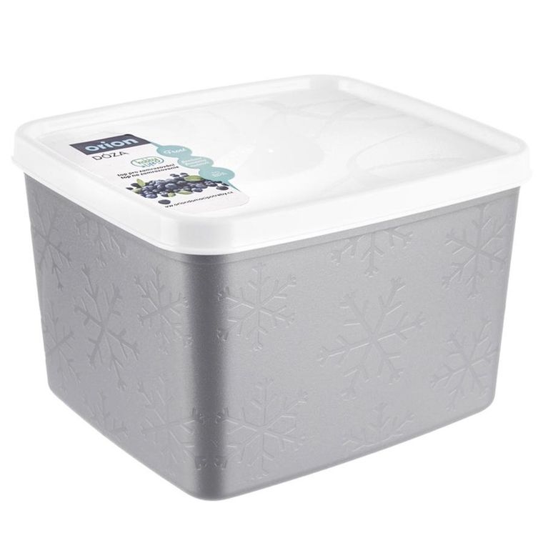 Orion, pojemnik na żywność z pokrywką, szary, 1,1 l