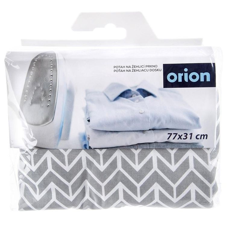 Orion, pokrowiec na deskę do prasowania bawełniany, szary, 77-31 cm