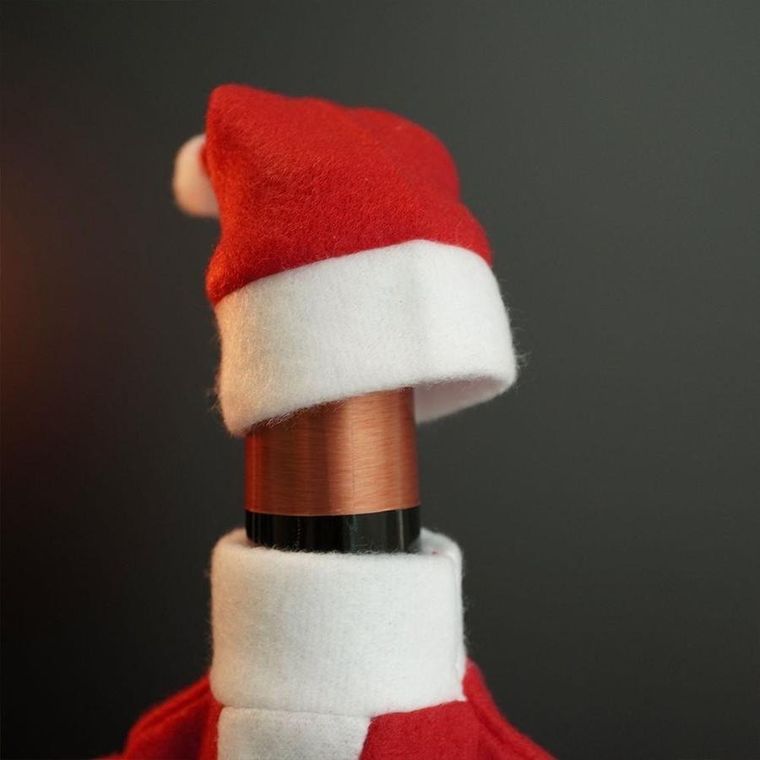 Orion, pokrowiec świąteczny na butelkę alkoholu, Mikołaj