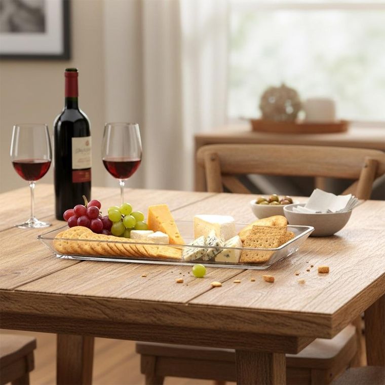 Orion, półmisek prostokątny, szklany, 30-14-2 cm