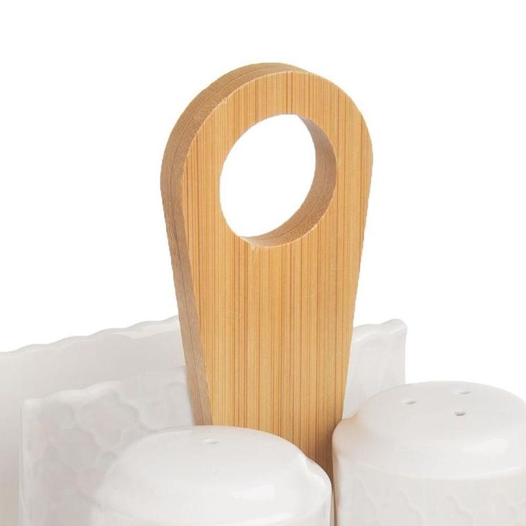 Orion, przyprawnik porcelanowy, 3 elementy