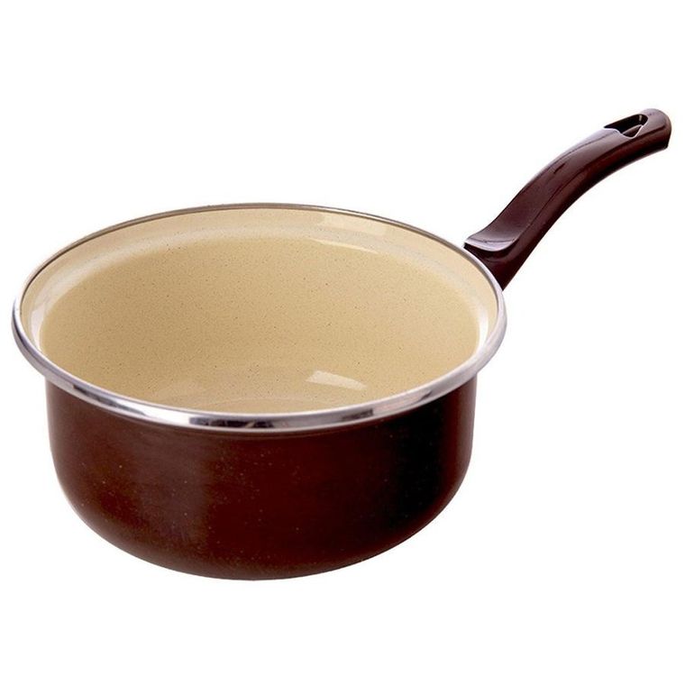 Orion, rondel emaliowany, brown, 14 cm, 620 ml