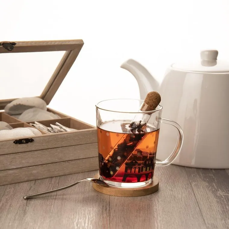 Orion, sitko do zaparzania herbaty, szklane, 13 cm