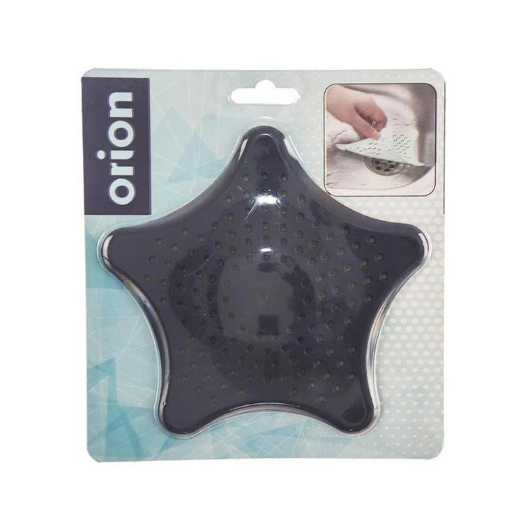 Orion, sitko do zlewu z przyssawkami, szare, 16 cm