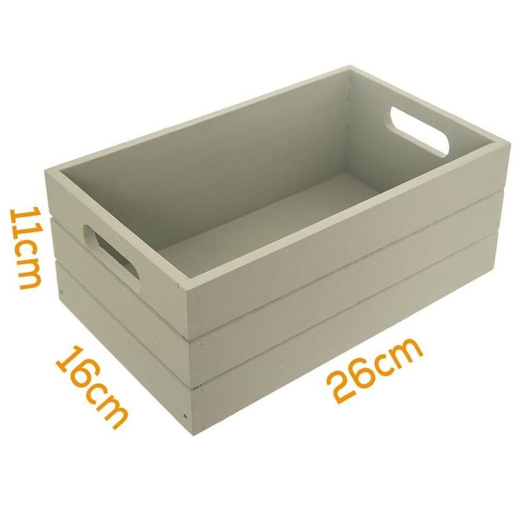 Orion, skrzynka do przechowywania, drewniana, 26-16-11 cm