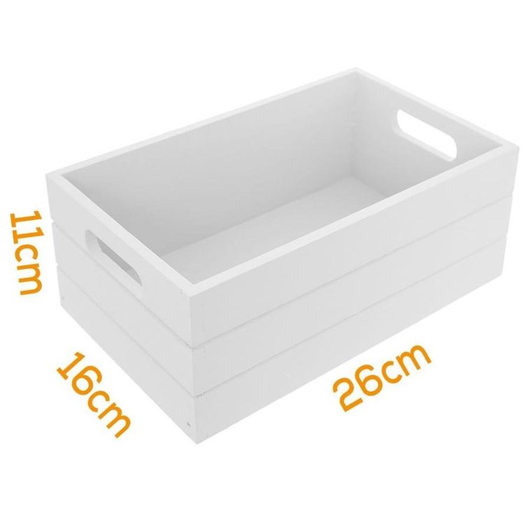 Orion, skrzynka do przechowywania, drewniana, 26-16-11 cm