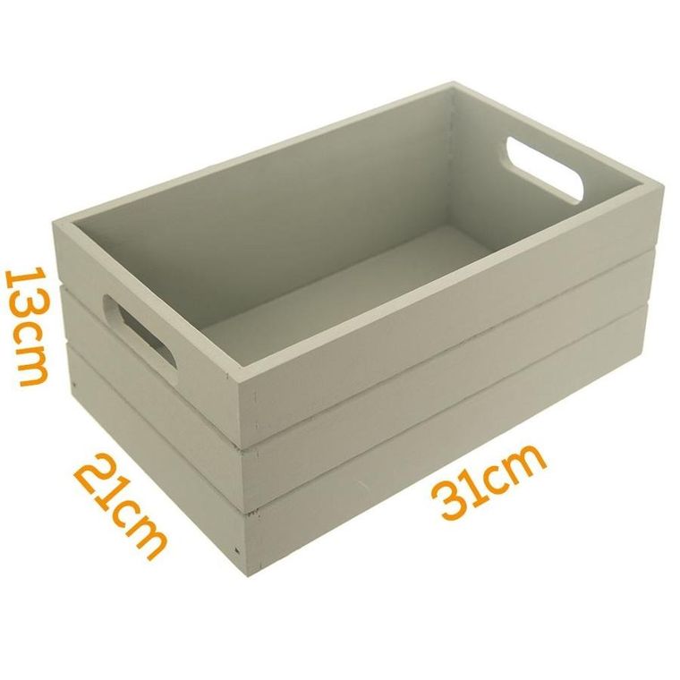 Orion, skrzynka do przechowywania, drewniana, 31-21-13 cm