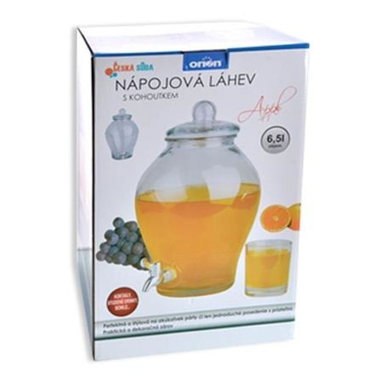 Orion, słój z kranikiem do napojów, 6,5 l