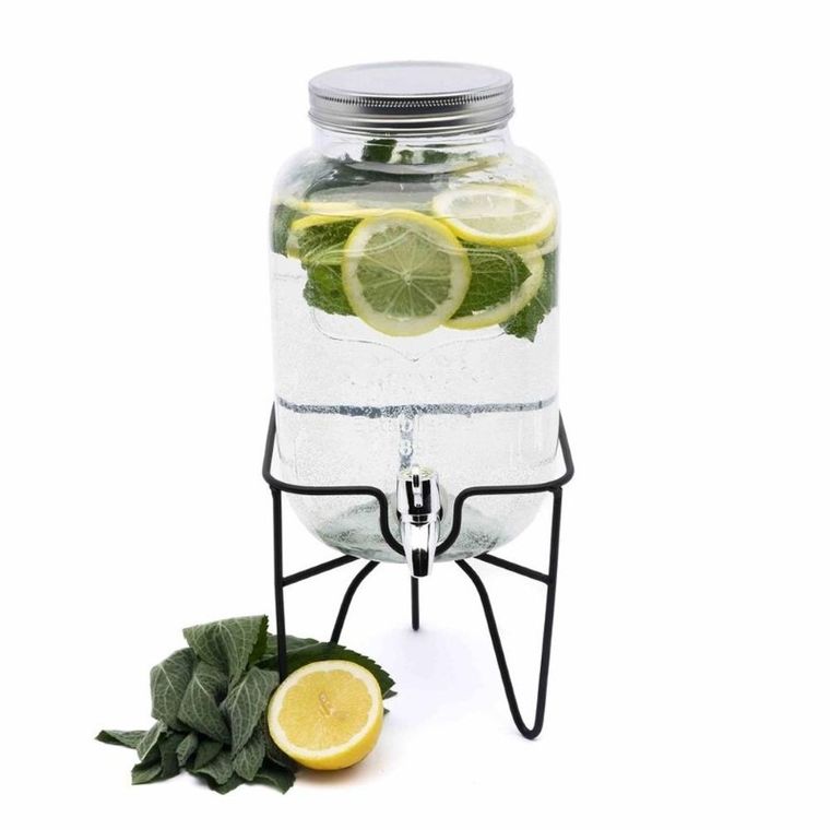 Orion, słój z kranikiem do napojów, stojak, 4l