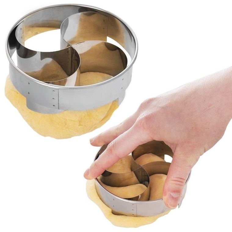 Orion, stalowy wykrawacz do kajzerek, 10,5 cm