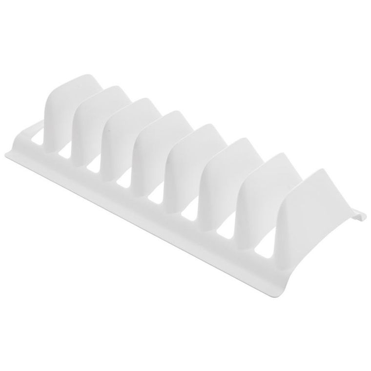 Orion, stojak na pokrywki i talerze, biały, 29.5-13.5-6 cm