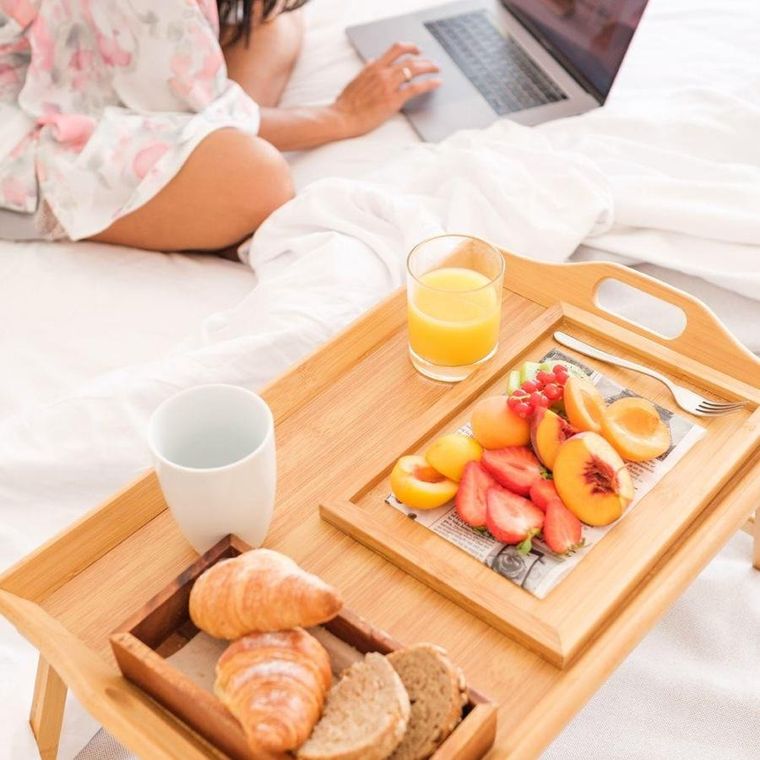 Orion, stolik bambusowy