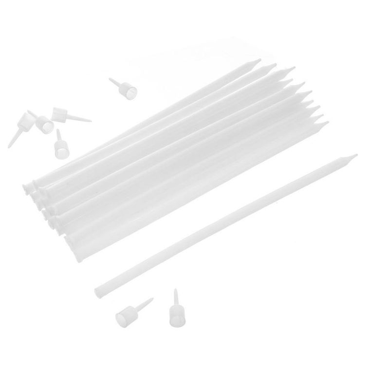 Orion, świeczki do tortu, białe, długie, 14.5 cm, 12 szt.