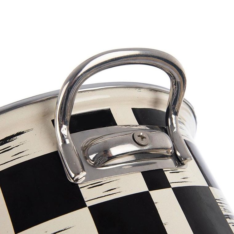 Orion, Szachownica, garnek emaliowany, 18 cm, 1,5l