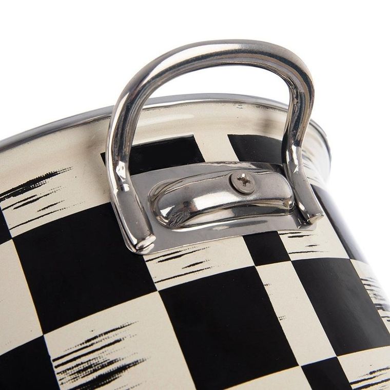 Orion, Szachownica, garnek emaliowany, 22 cm, 4 l