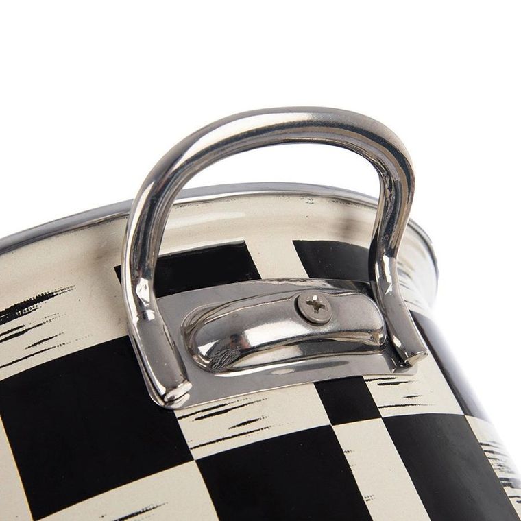 Orion, Szachownica, garnek emaliowany, 26 cm, 5l