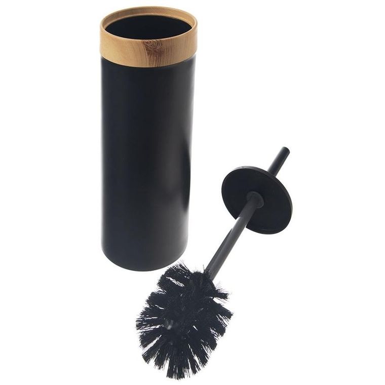 Orion, Szczotka do toalety z pojemnikiem czarna