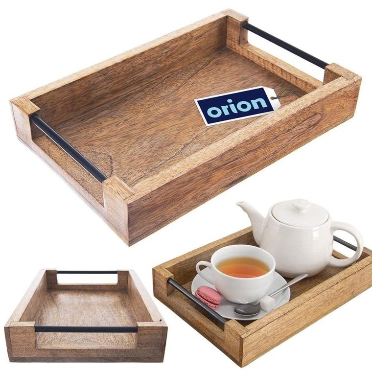 Orion, taca do serwowania, drewniana, mango, 30,5-20,5-6 cm