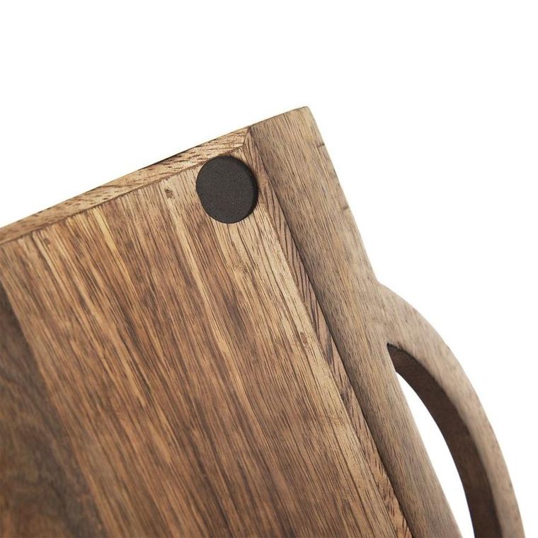 Orion, taca do serwowania drewniana, Mango, 35.5-25.5 cm