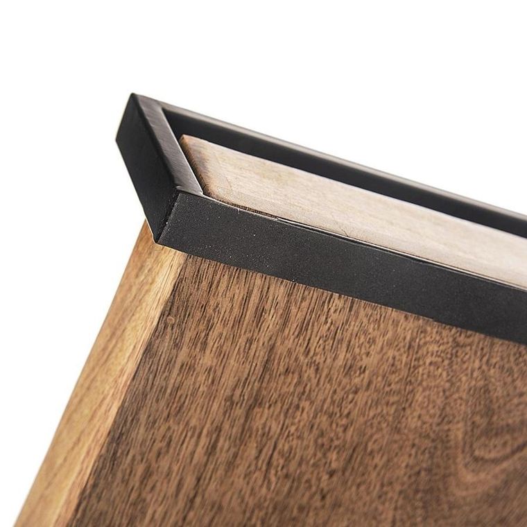 Orion, taca do serwowania drewniana, Mango, 35.5-27 cm