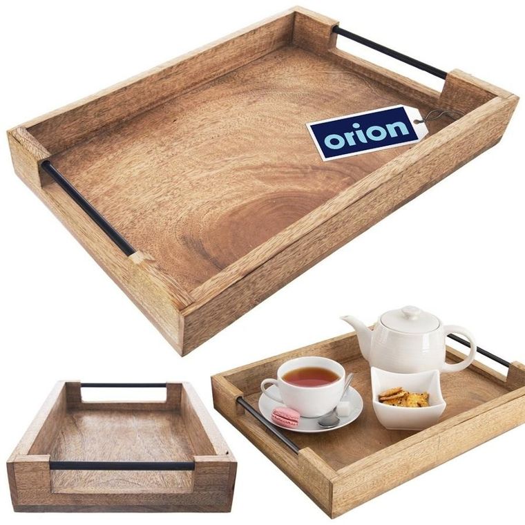 Orion, taca do serwowania, drewniana, mango, 40,5-30,5-6 cm