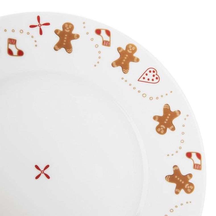 Orion, talerz deserowy, porcelanowy, 20 cm