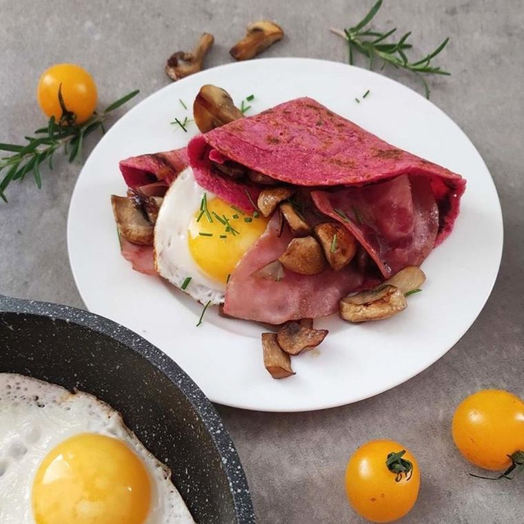 Orion, talerz deserowy porcelanowy, Mona, 19 cm