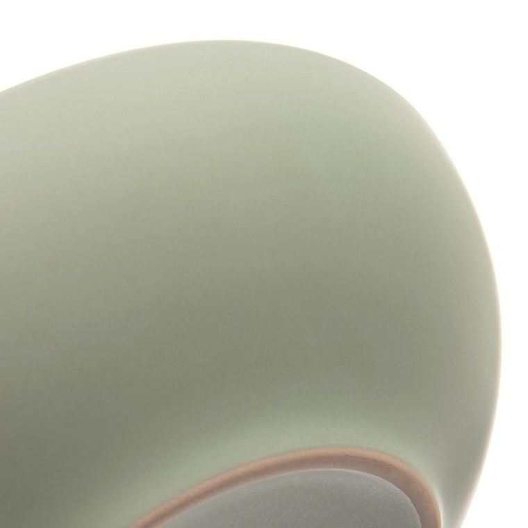 Orion, talerz obiadowy głęboki, ceramiczny, zielony glaze, 20,5 cm, 900 ml