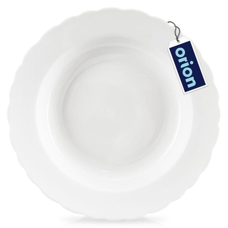 Orion, talerz obiadowy głęboki porcelanowy, Mona, 24 cm, 350 ml