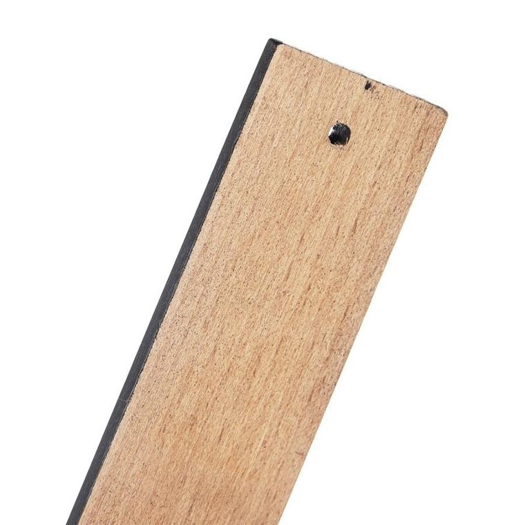 Orion, termometr uniwersalny, drewniany, czarny, 20 cm