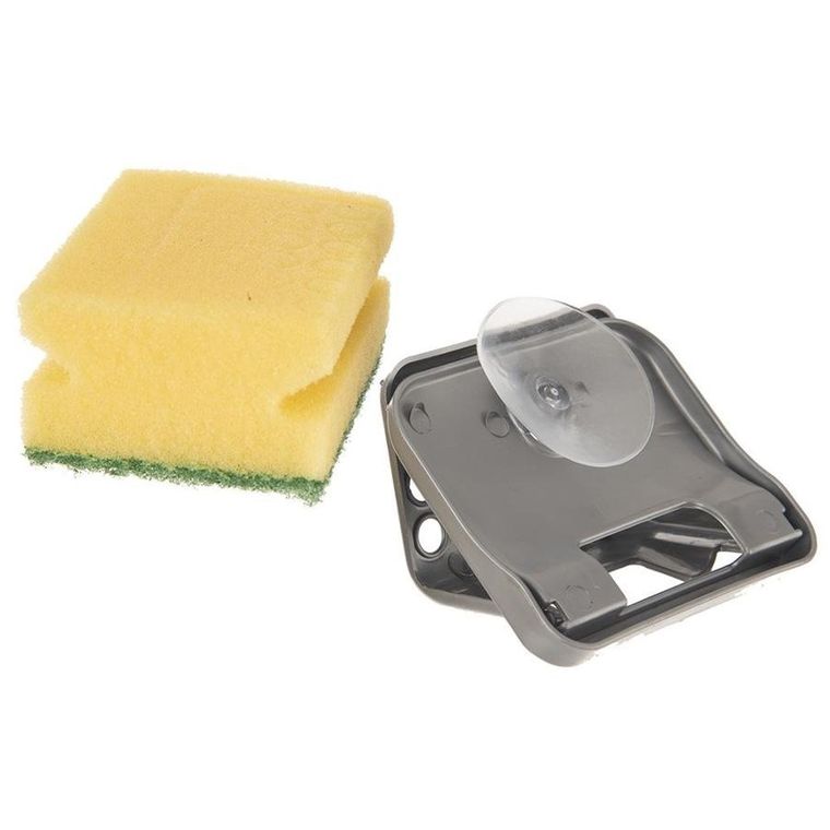 Orion, uchwyt na gąbkę do naczyń, szary