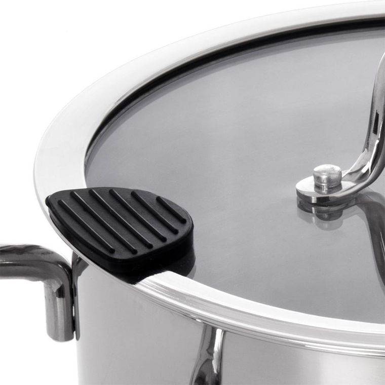 Orion, Venice, garnek stalowy z pokrywką, 20 cm, 4,6l