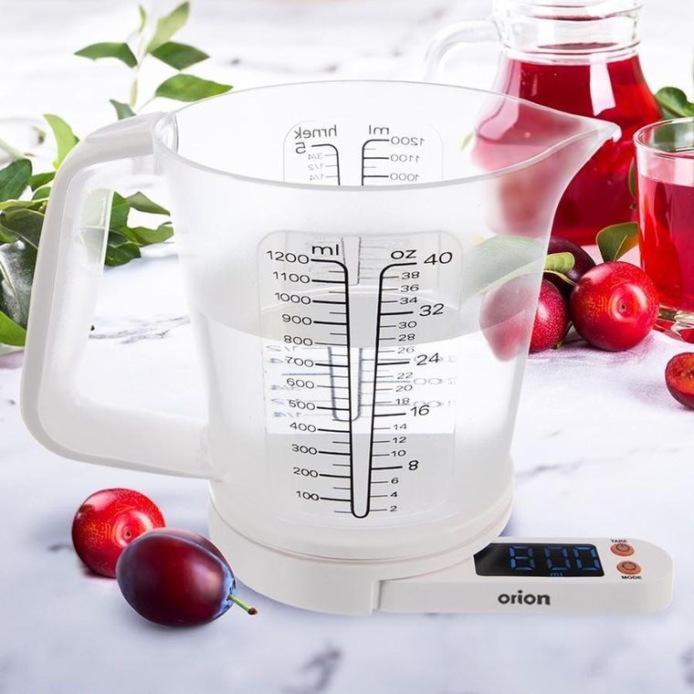 Orion, waga kuchenna z miarką, 5 kg, 1,2 l