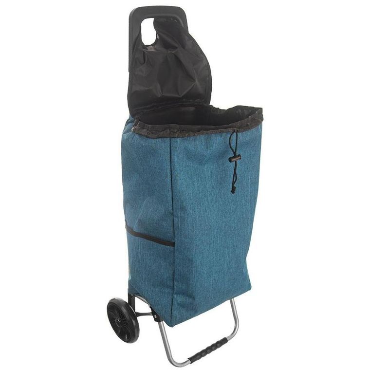 Orion, wózek zakupowy na kółkach, niebieski, 40 l, 30 kg