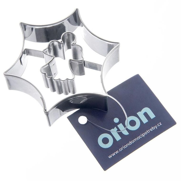 Orion, wykrawacz do ciastek, stalowy, gwiazdka aniołek, 5.5 cm