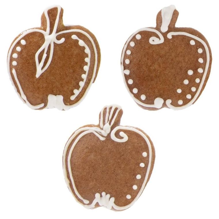 Orion, wykrawacz do ciastek, stalowy, jabłko, 4,3 cm