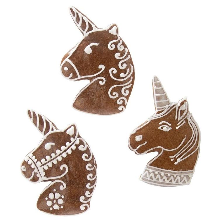 Orion, wykrawacz do ciastek, stalowy, jednorożec, 9 cm