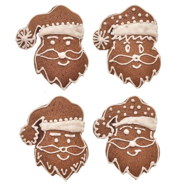 Orion, wykrawacz do ciastek, stalowy, Mikołaj, 7 cm