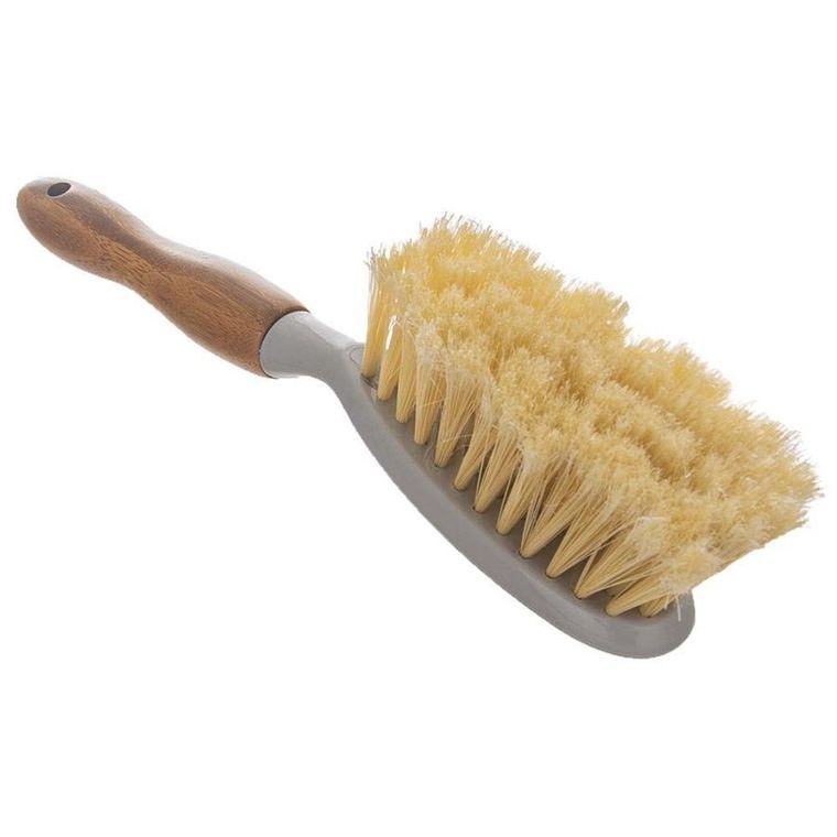 Orion, zmiotka z szufelką z gumą, szara bambusowa